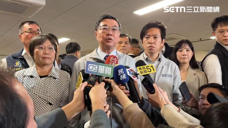 卓榮泰台北車站內最新說明。（圖／翻攝畫面）