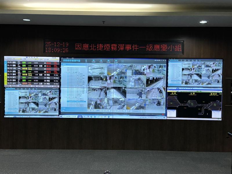 交通部表示,為應對砍人事件,已指示高鐵、台鐵成立應變小組,嚴密監控營運與旅客安全。(圖/交通部)