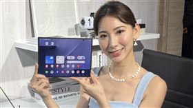 三星三折機、Galaxy Z TriFold（圖／記者王文承攝影）