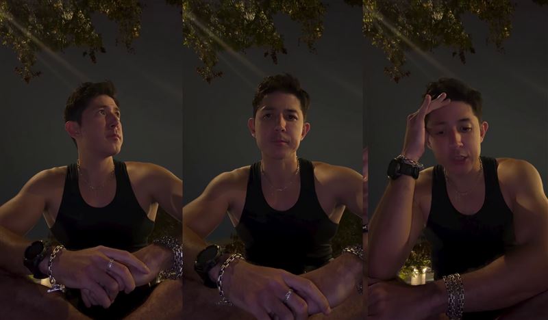 舞陽直到看畫面才驚覺事件如此嚴重。（圖／翻攝自IG @tienuyan）