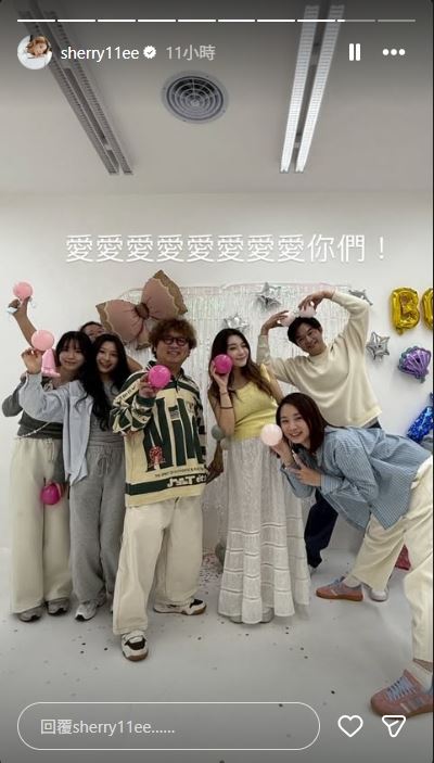 依依、納豆在親朋好友見證下喜迎女兒&nbsp;（圖／翻攝自依依IG）