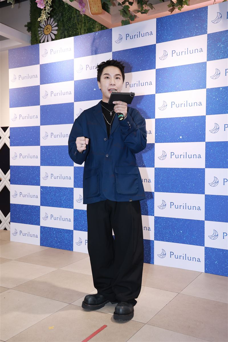 派翠克主持一日店長活動。（圖／記者蔡維歆攝影）