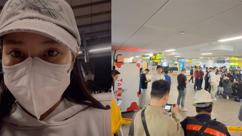 房思瑜差點遇到捷運殺人。（圖／翻攝自臉書）