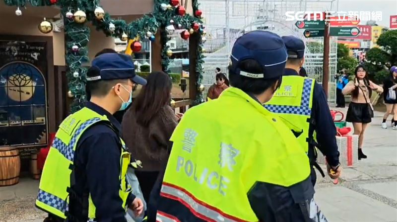 活動現場增加見警率。（圖／翻攝畫面）