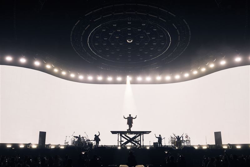 宇宙人在台北小巨蛋開唱。（圖／相信音樂提供）