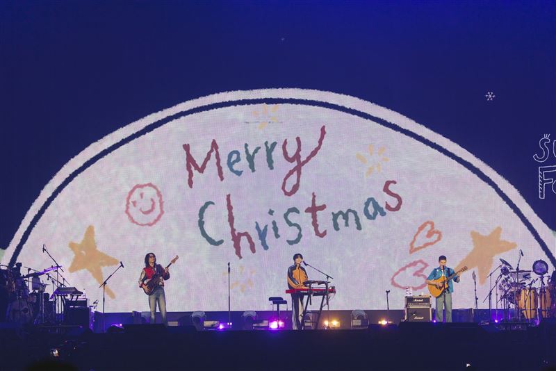 宇宙人在台北小巨蛋開唱。（圖／相信音樂提供）