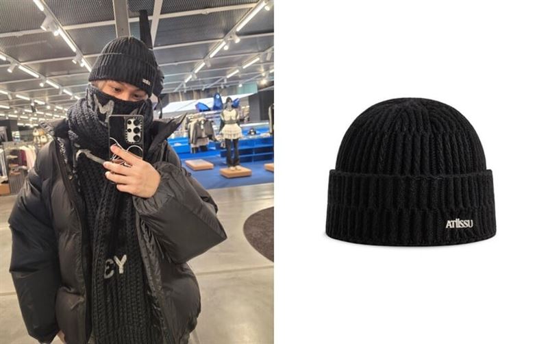 （圖／翻攝自IG @yong.lixx、ATiiSSU） ATiiSSU Chesser Beanie