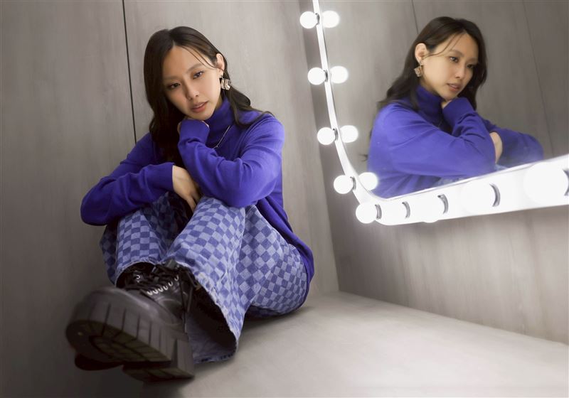 李芷婷接受《三立新聞網》專訪。（圖／記者鄭孟晃攝影）