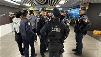 北捷吼叫引恐慌！乘客嚇：警拿盾牌衝上車