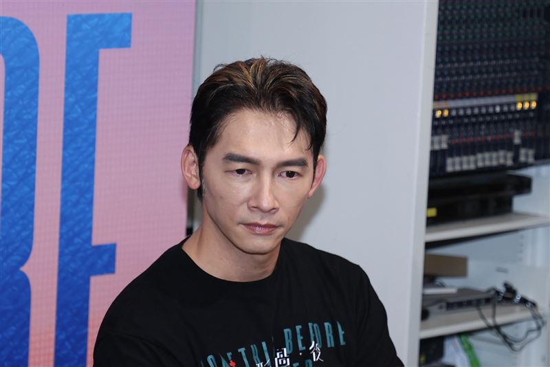 温昇豪心痛談無差別攻擊事件。（圖／記者鄭孟晃攝影）