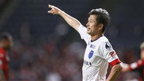 58歲三浦知良加盟日本職業足球聯賽J3球隊，展開生涯第41個賽季。（圖／路透社／達志影像）