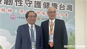 陳志鴻、陳威明出席「醫療韌性守護健康台灣」研討會。（圖／記者蔣季容攝影）