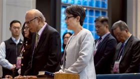 副總統蕭美琴今（21）日上午出席台灣基督長老教會大安教會聖誕讚美聯合禮拜。（圖／翻攝蕭美琴臉書）