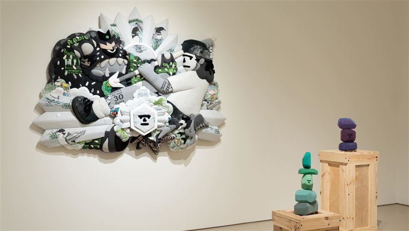 百件二手潮T 變身MASKBOY浮雕巨作?!