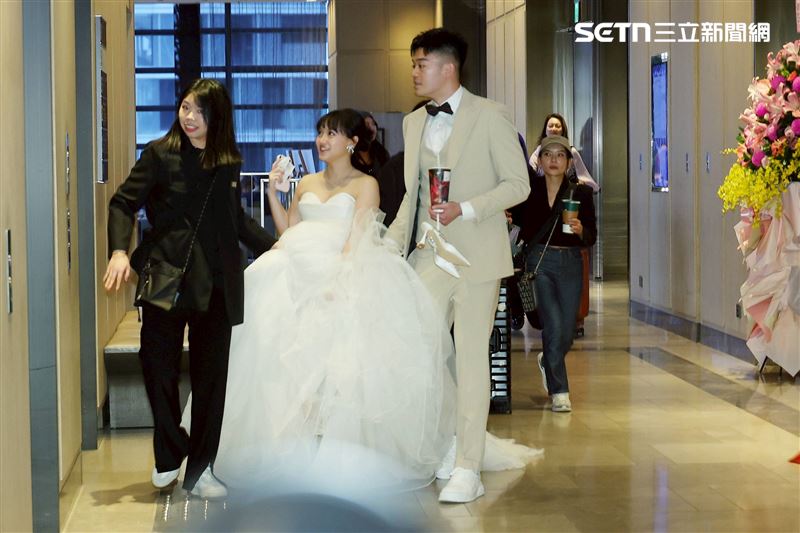 王齊麟、陳詩媛婚禮現場曝光。（圖／記者鄭孟晃攝影）