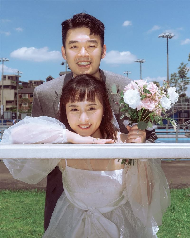 王齊麟與陳詩媛今舉辦夢幻婚禮。（圖／翻攝自陳詩媛IG）