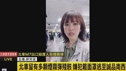 北捷砍人女主播冒險報導遭疑「共犯」