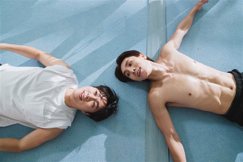 潘胤傑展現體脂8%好身材。（圖／小超人綜合體能俱樂部提供）