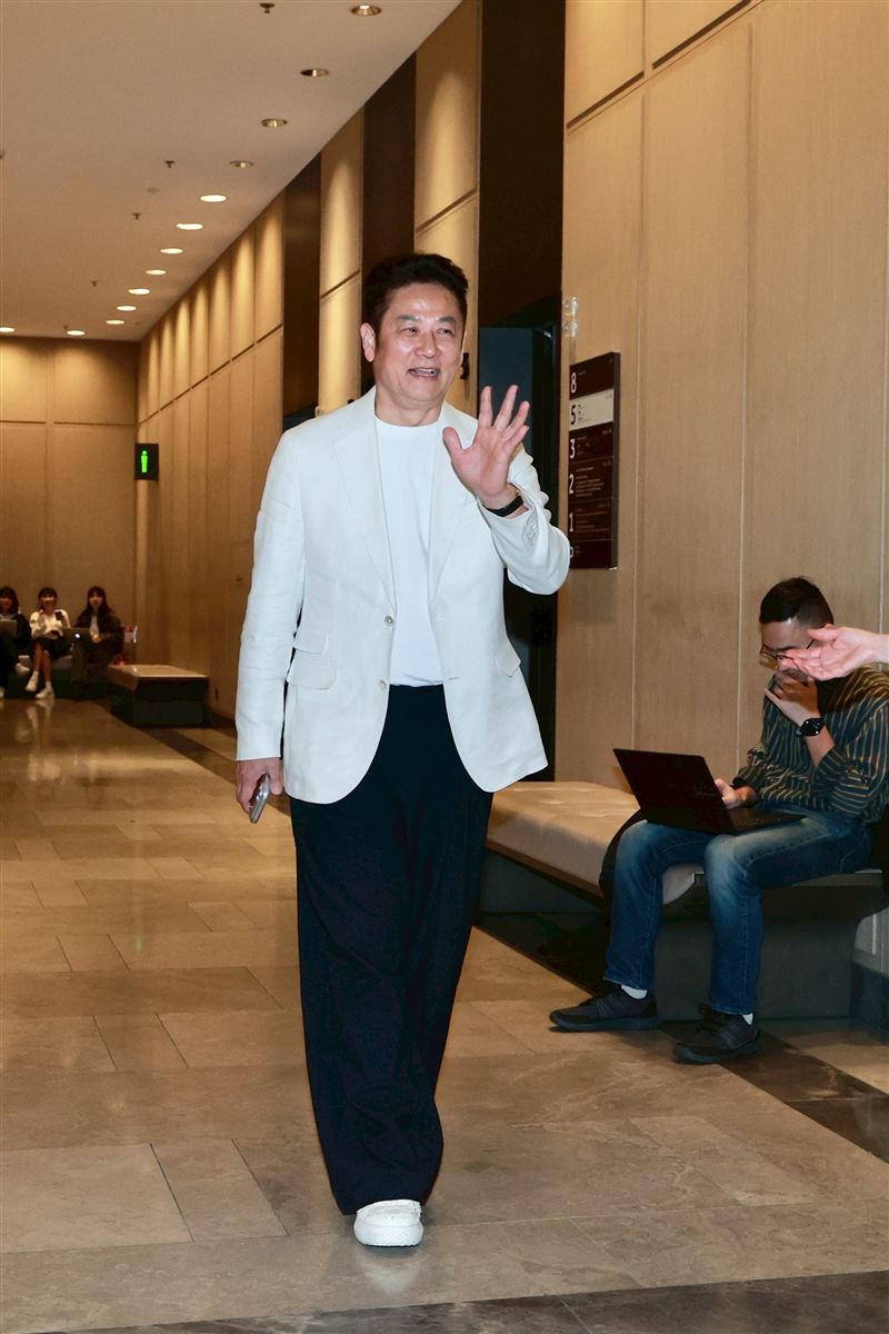 徐乃麟出席陳詩媛、王齊麟婚宴。（圖／記者鄭孟晃攝影）