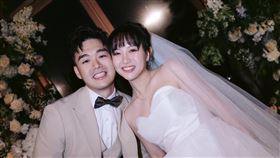王齊麟與陳詩媛婚禮現場照曝光。（圖／齊麟、詩媛經紀公司提供）