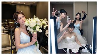 禾羽當十元伴娘抽到捧花　目前重心在工作