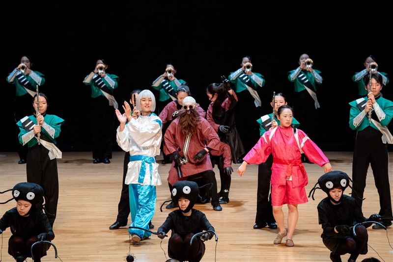 「翡翠騎士」21日於嘉義市的專場音樂會，帶來《神隱少女》音樂劇。（圖／翻攝自文總臉書）