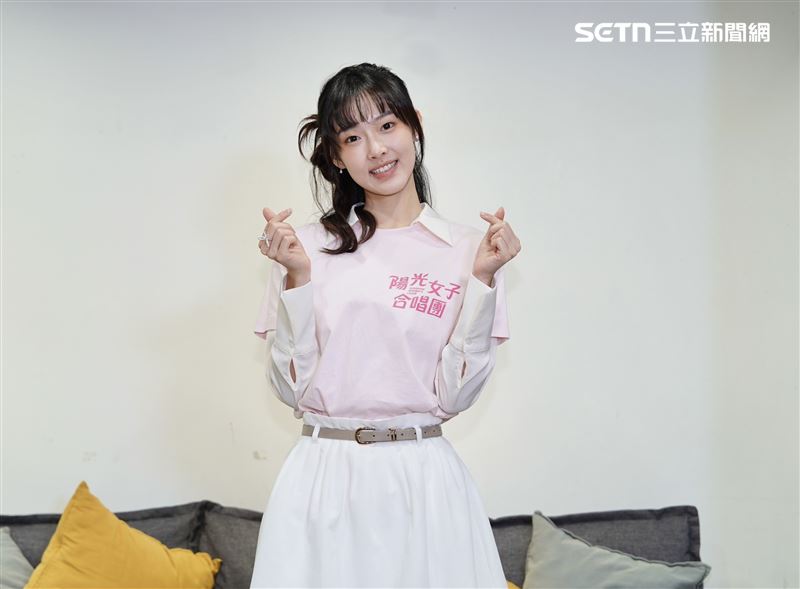 何曼希首度參與電影演出，表示自己非常緊張。（圖／記者趙于瑩攝影）