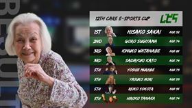 92歲酒井壽子奪下格鬥電玩遊戲冠軍。（圖／翻攝自X）