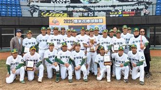 爆米花聯盟合庫奪第7冠　19歲投手榮鷹MVP