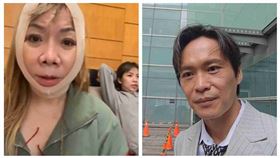 萁媽（左） 黃鐙輝。（圖／翻攝自萁媽瘋語錄臉書）記者攝