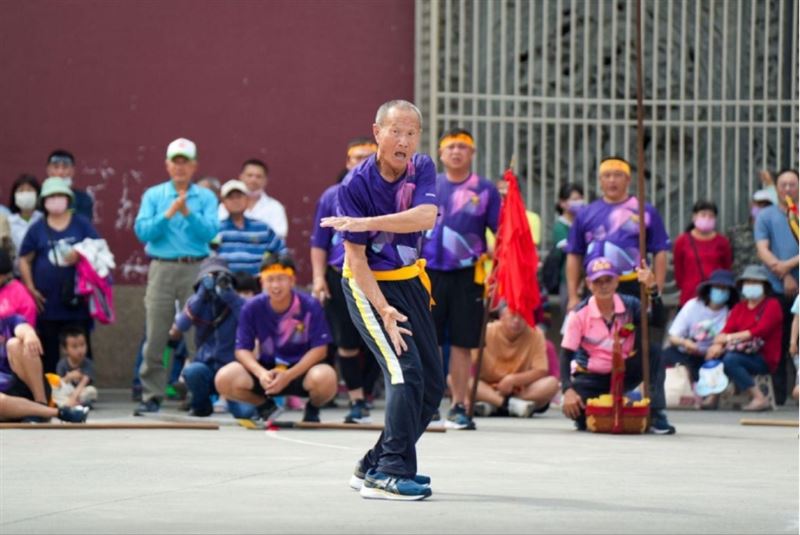 九龍殿林坤炎師父。（圖／翻攝自台南市文化資產管理處）