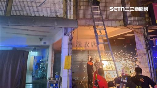 新／房東疑爭財產「縱火燒洗衣店」卡2樓