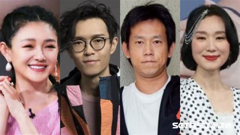 2025年「4星殞落」震驚演藝圈，這4人分別是大S（左起）、方大同、顏正國、坣娜。（合成圖／翻攝自臉書、賦音樂提供、資料照）