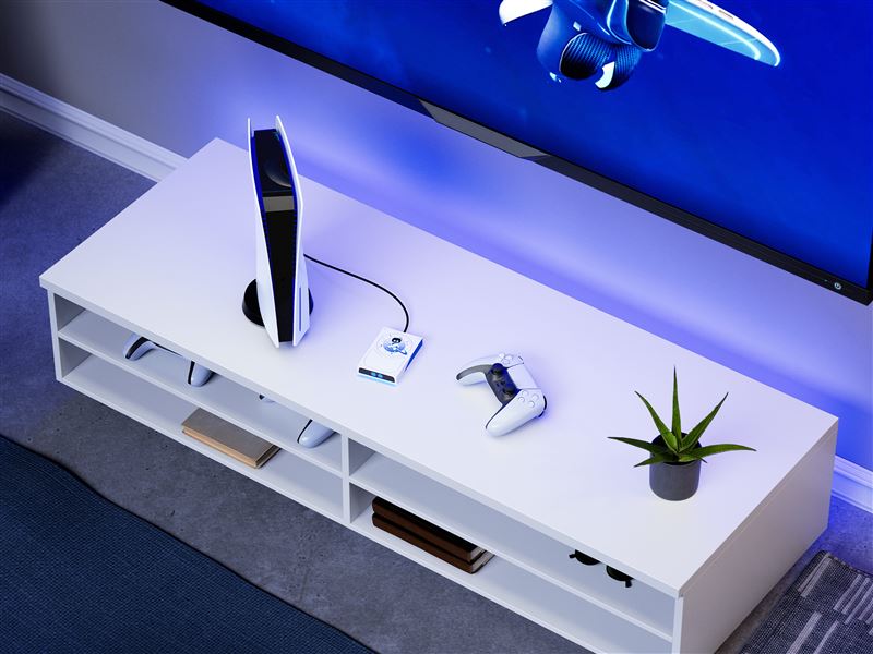 Seagate Astro Bot宇宙機器人限量聯名外接硬碟，PS玩家的夢幻逸品。（圖／品牌業者提供）