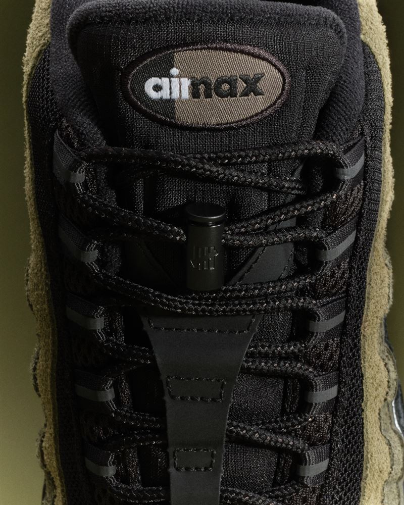UNDEFEATED x NIKE AM95 OLIVE。（圖／品牌業者提供）