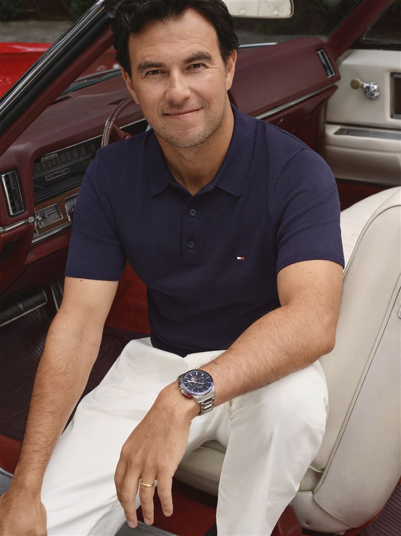 TOMMY HILFIGER全球品牌大使Sergio Pérez。（圖／品牌業者提供）
