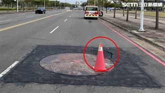 夢時代大道…洞害騎士「縫12針」市府道歉