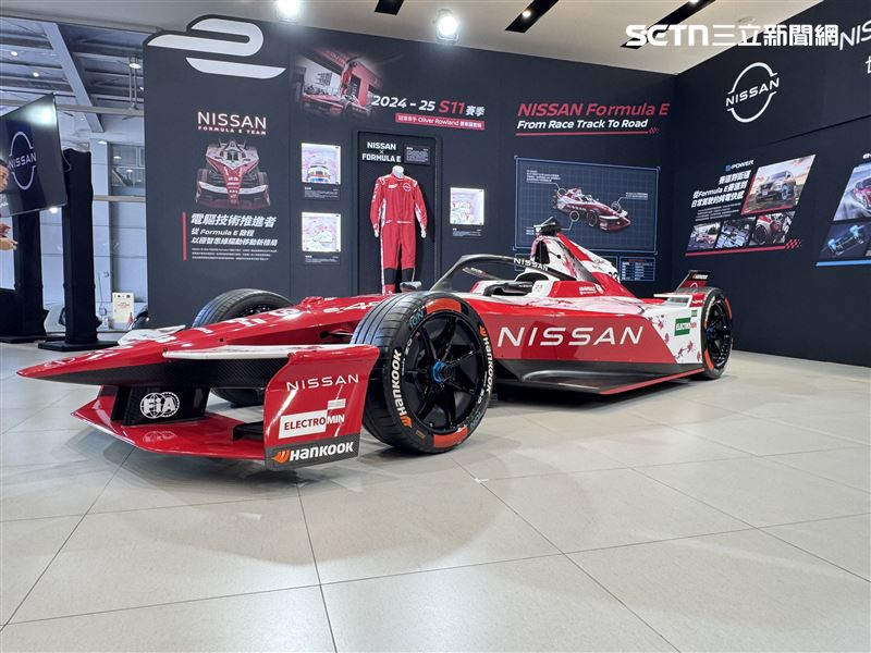Nissan Formula E GEN3 Evo電動方程式冠軍賽車。（圖／記者鍾釗榛攝影）