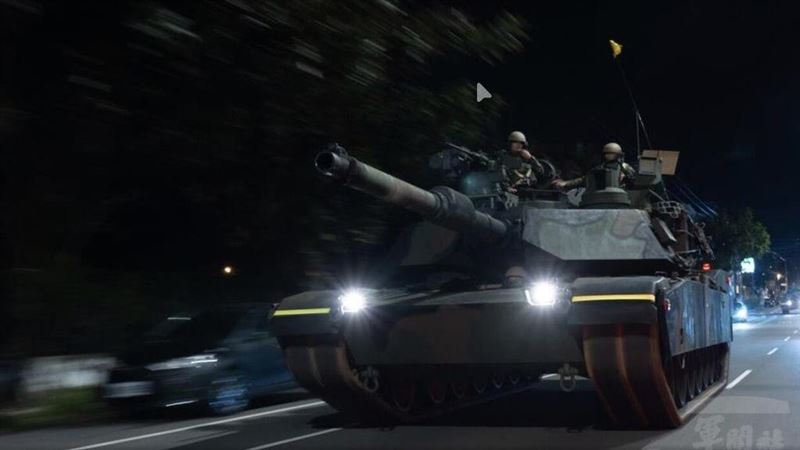 M1A2T首次戰備偵巡　執行新竹防護演練