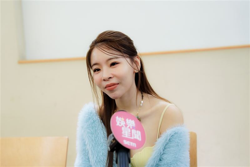 鍾綺接受《三立新聞網》專訪。（圖／記者趙于瑩攝影）