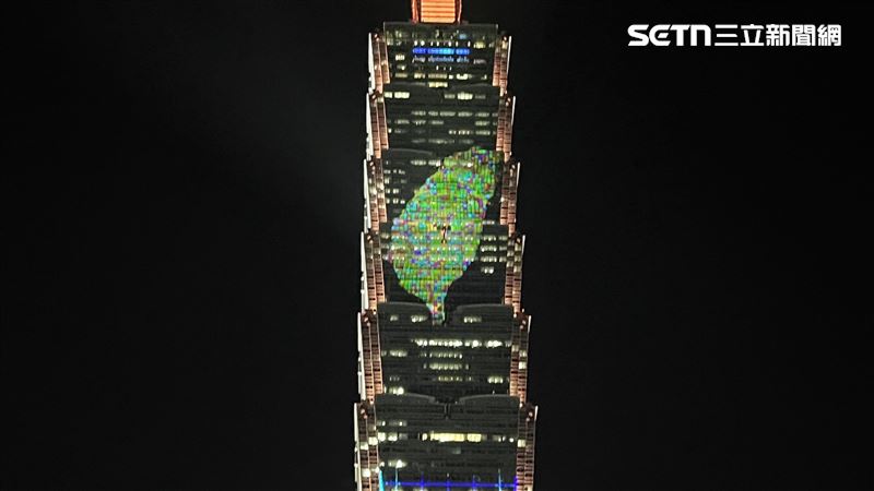 台北101今日搶先曝光「SPARK the NIGHT 跨年光雕展演」內容。(圖／記者賴俊佑攝影）