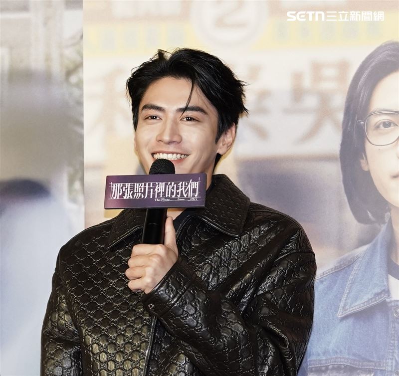 宋柏緯在電影中飾演熱血青年李弘國。（圖／記者趙于瑩攝影）