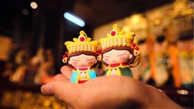 ▲媽祖造型燈。（圖／翻攝自財團法人台中樂成宮旱溪媽祖廟粉絲專頁）