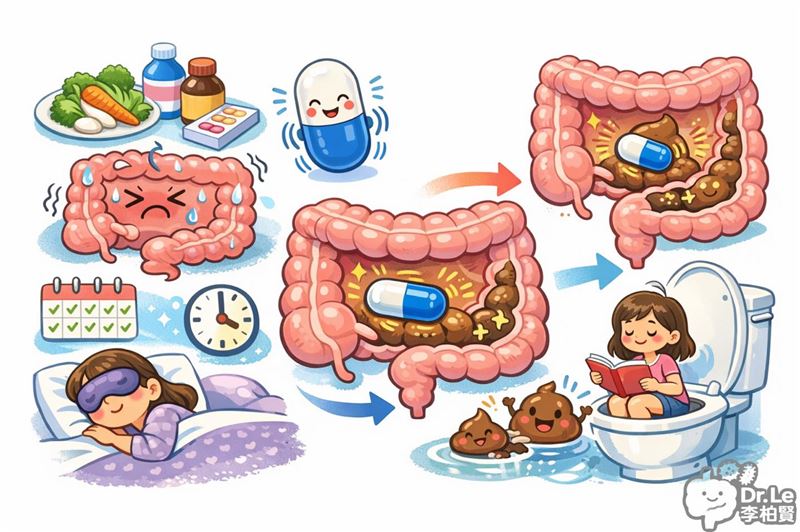 醫師李柏賢表示，針對難治的便秘問題，醫療科技開闢了「震動膠囊」這一物理治療之路。（圖／翻攝自李柏賢的臉書）