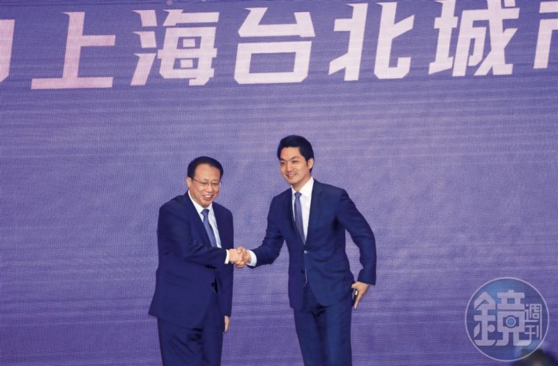 雙城論壇27、28日登場，台北市長蔣萬安（右）將與上海市長龔正（左）會面
