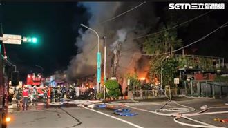 北市家電維修廠火警！濃煙火光狂竄畫面曝
