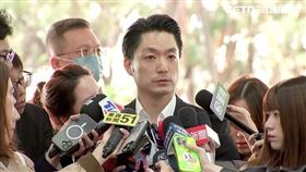 蔣萬安出席台北市議會第十四屆議員就職三周年-愛心3C設備捐贈曁慈善義買、毛孩送養活動（圖／翻攝畫面）