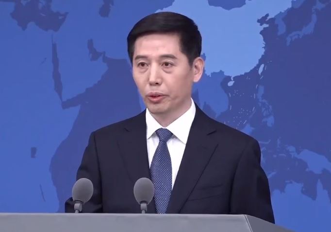 國台辦發言人彭慶恩主持例行記者會（圖／翻攝畫面）