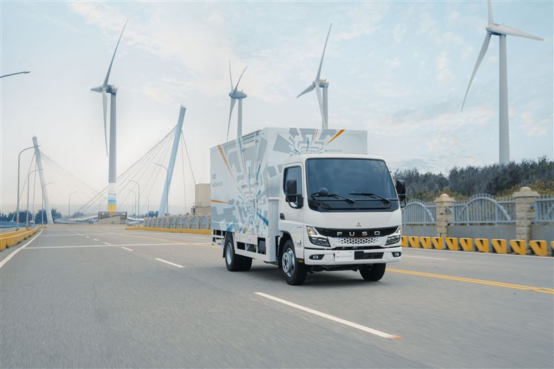 FUSO純電eCanter。（圖／FUSO提供）