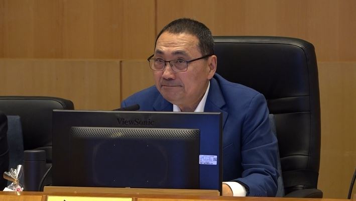 對於藍白第四度擋國防特別預算條例，侯友宜回應表示「審查預算要嚴格把關」。（圖／新北市府提供）